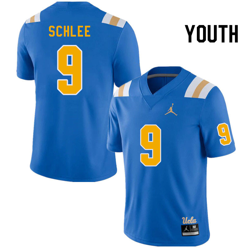 Youth #9 Collin Schlee UCLA Bruins College Football Jerseys Stitched Sale-Royal